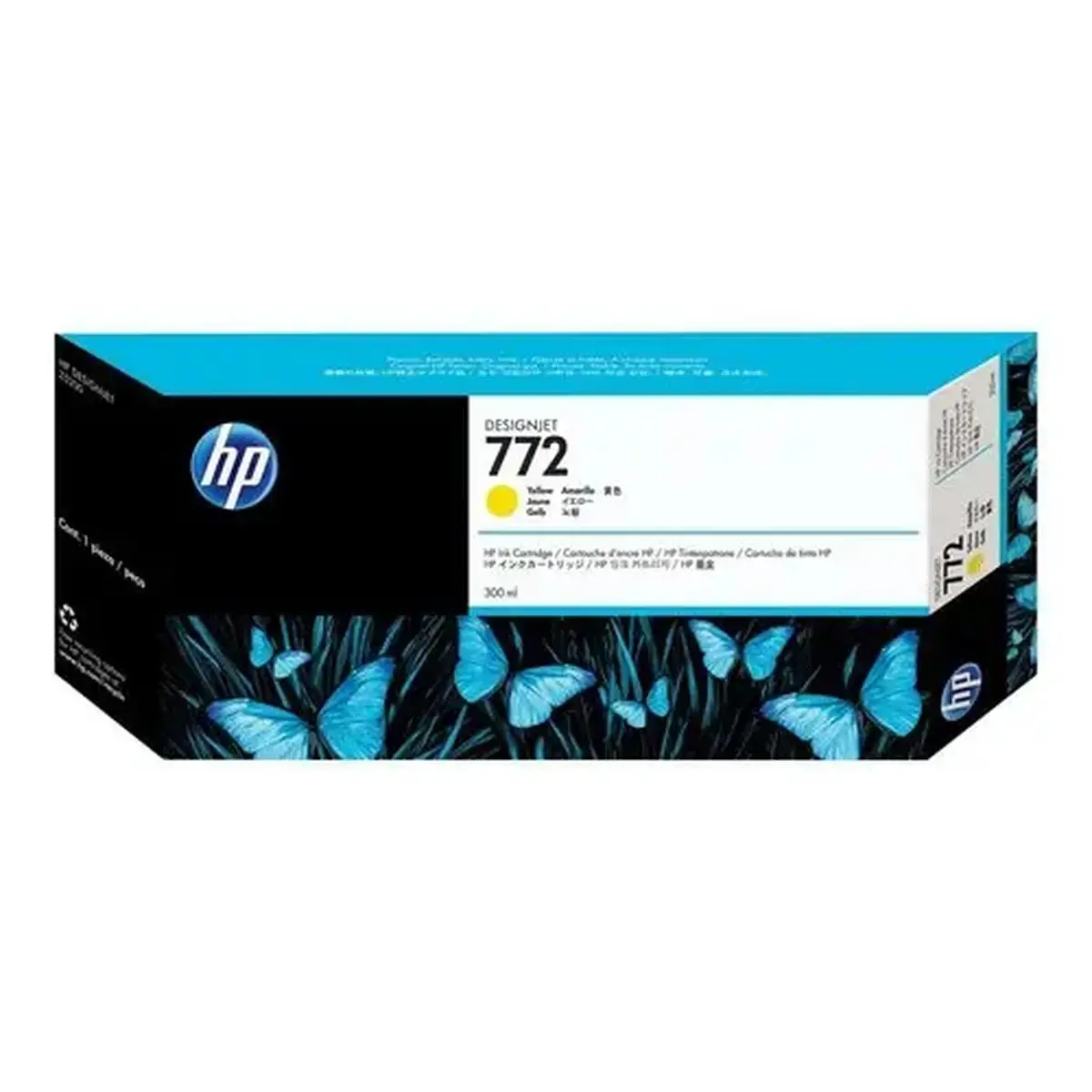 Cartouche d'encre 772 jaune 300 ml - HP photo du produit