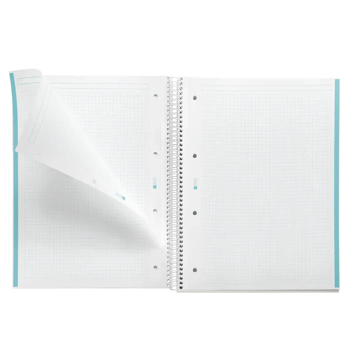 Notebook Emotions Rigide A4 Quadri. 5x5mm 80feuil. Ciel photo du produit