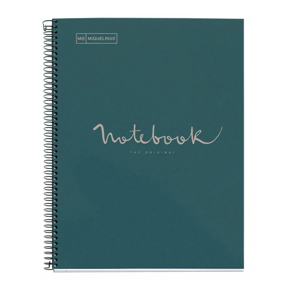 Notebook Eco Emotions Recycl&eacute; A4 Quadrill&eacute; 5 x 5 mm 80 feuilles Marine - Miquel Rius photo du produit