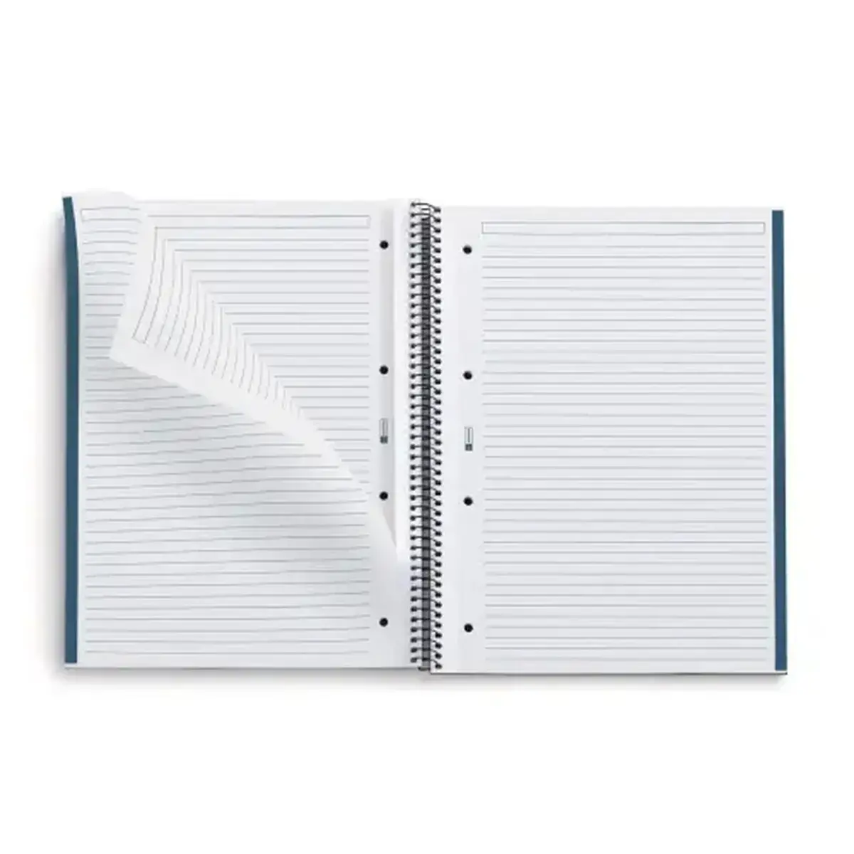 Notebook Eco Emotions Recycl&eacute; A4 Lign&eacute; 7mm 80feuil. Marine photo du produit
