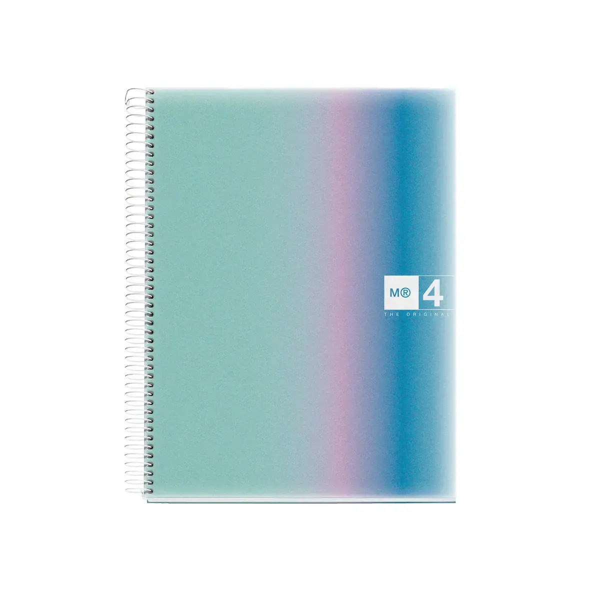 Notebook Aurora Souple A4 Quadri. 5x5mm 120feuil. 4coul. Santorini photo du produit