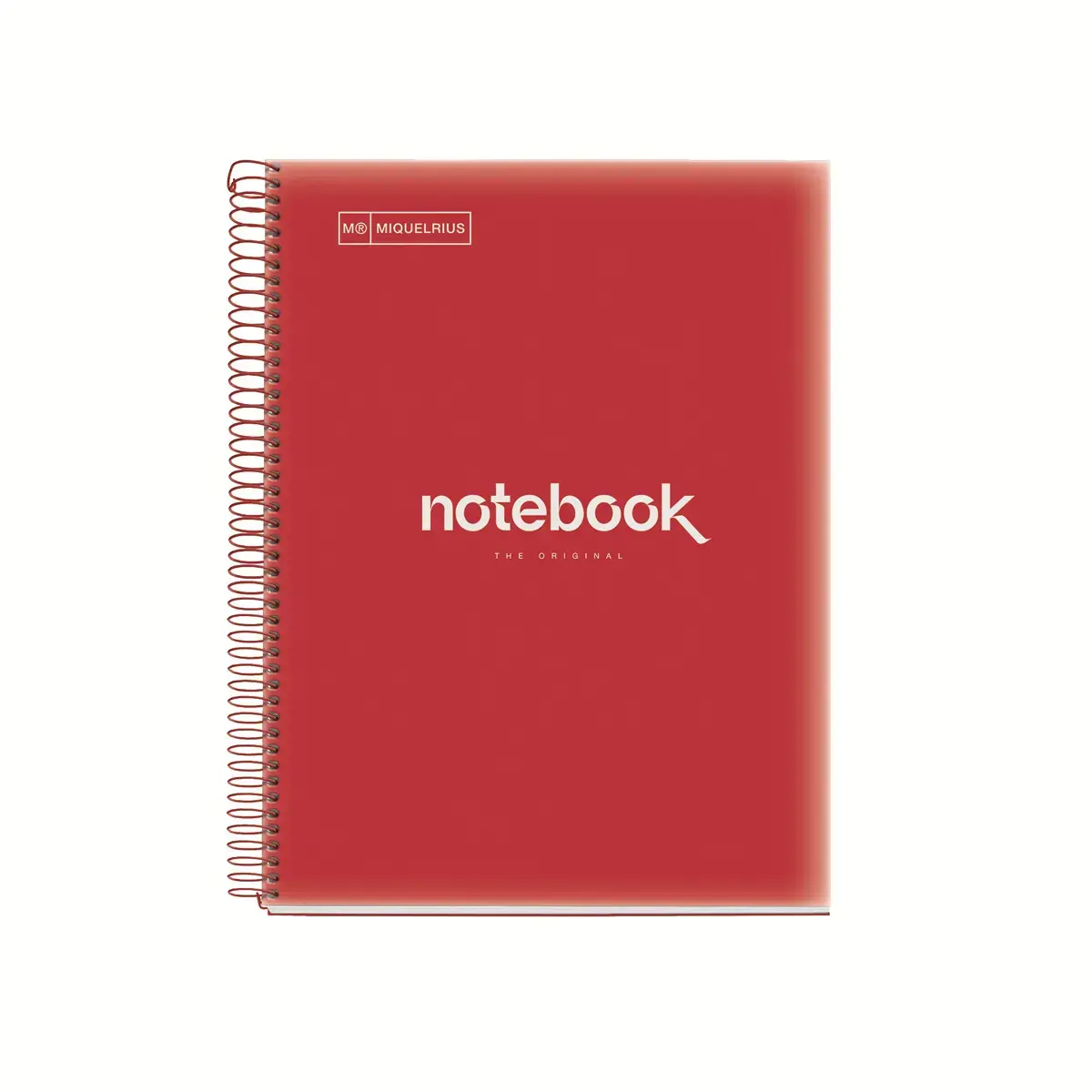 Notebook Emotions Souple A4 S&eacute;y&egrave;s 80feuil. Rouge photo du produit