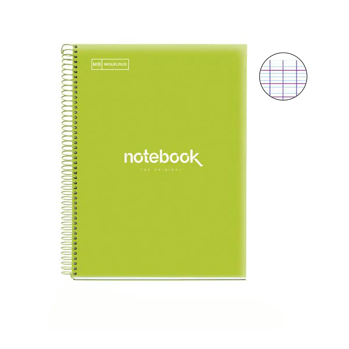 Notebook Emotions Souple A4 Séyès 80feuil. Lime photo du produit