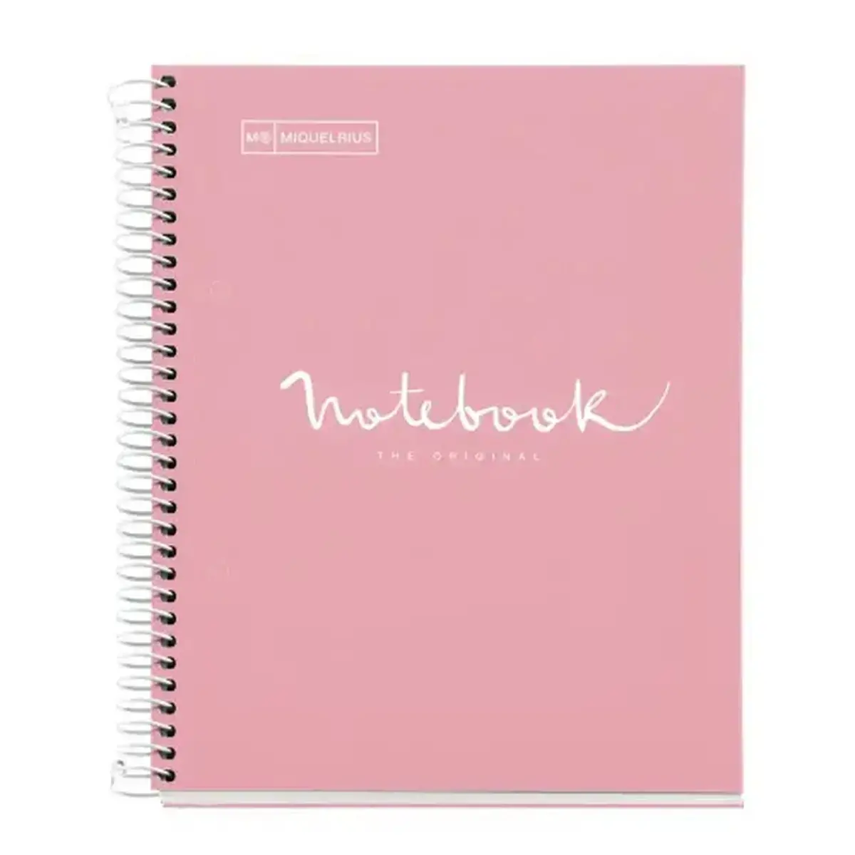Notebook Emotions Rigide A5 Quadri. 5x5mm 80feuil. Rose photo du produit