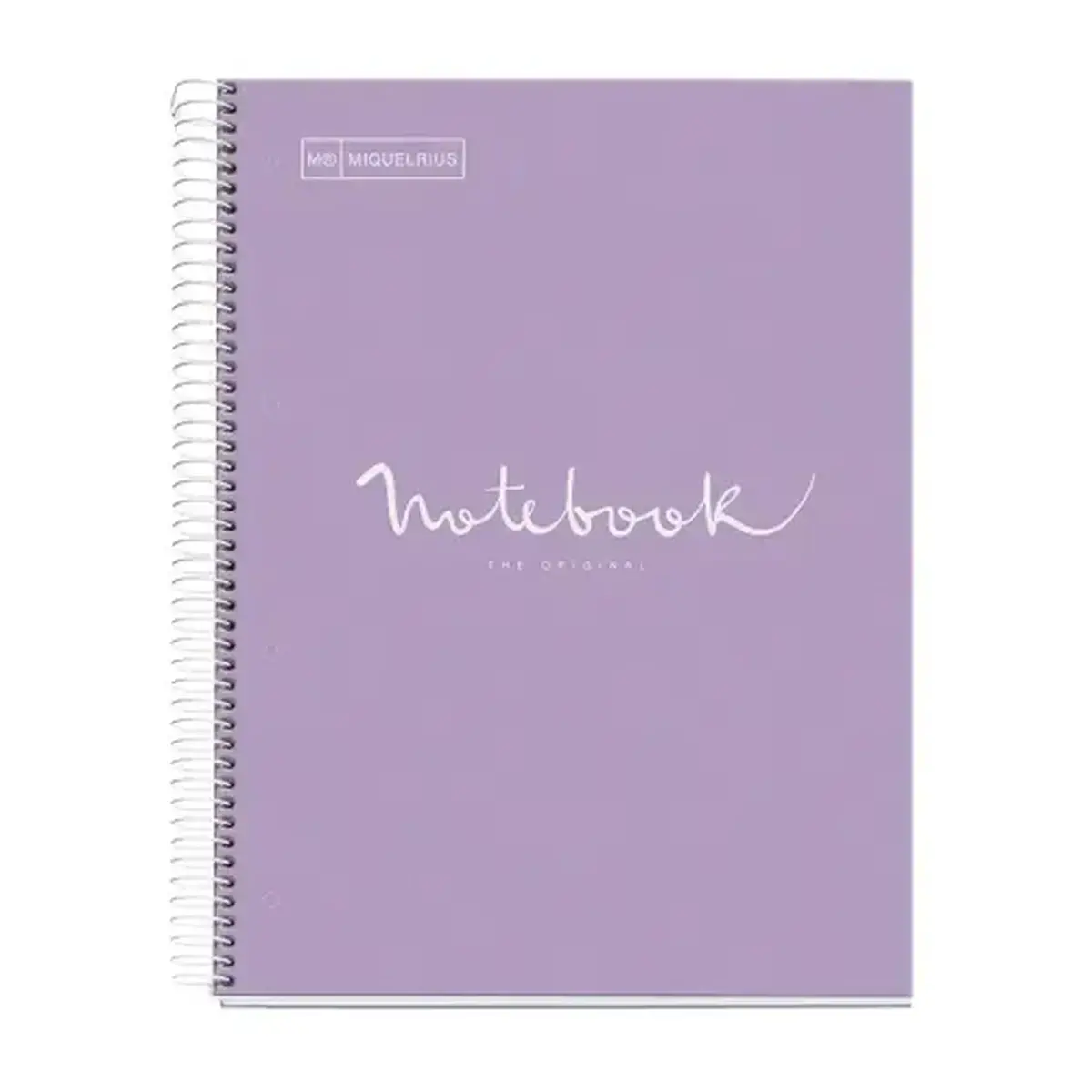 Notebook Emotions Rigide A4 Quadri. 5x5mm 120feuil. 5coul. Lavande photo du produit