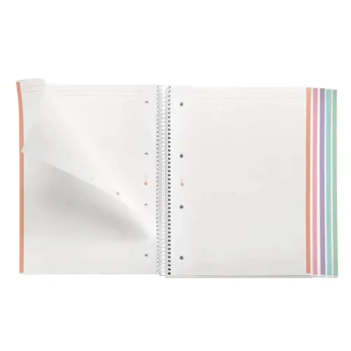 Notebook Emotions Rigide A4 Quadri. 5x5mm 120feuil. 5coul. Lavande photo du produit