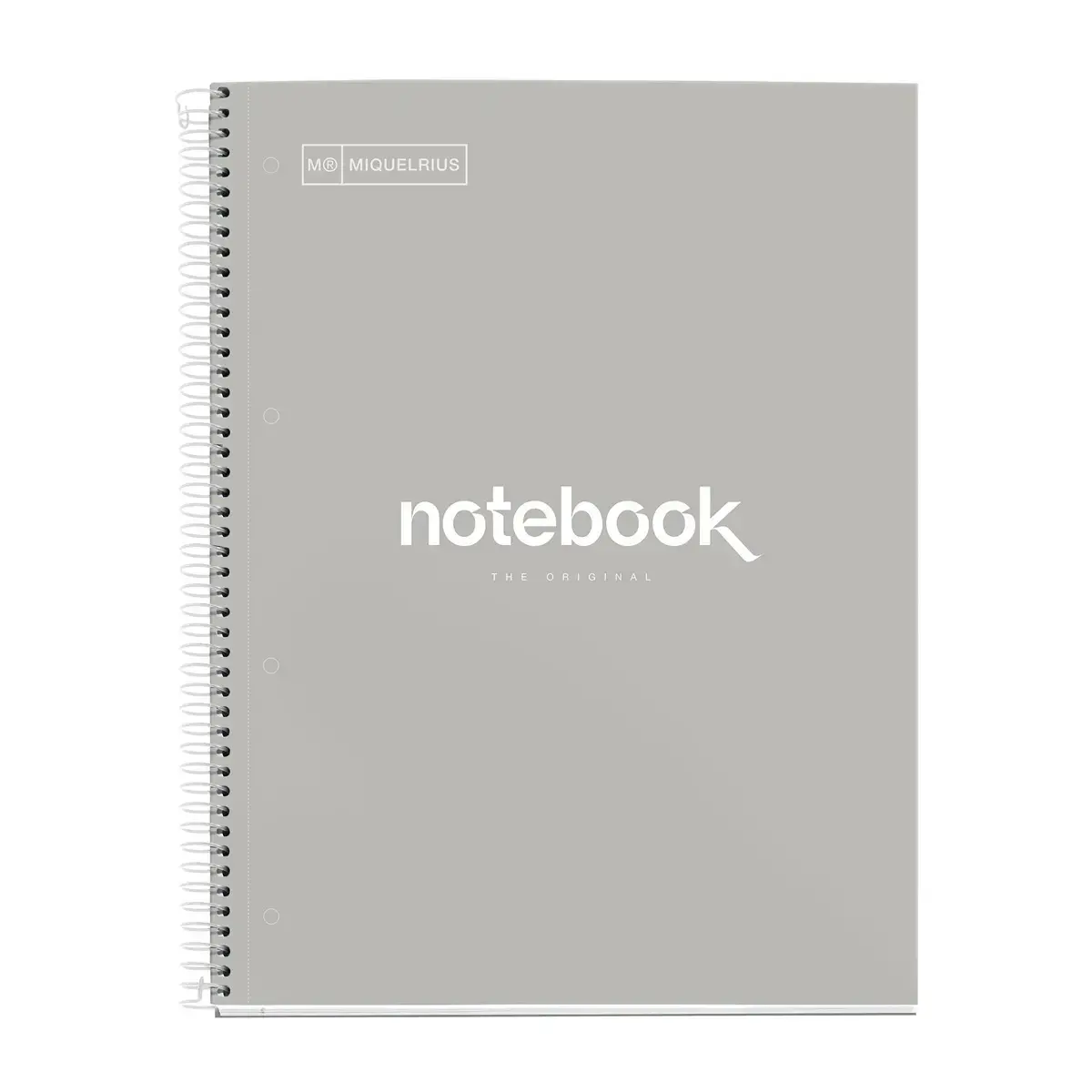 Notebook Emotions Rigide A4 Ligné 7mm 120feuil. 5coul. Gris photo du produit