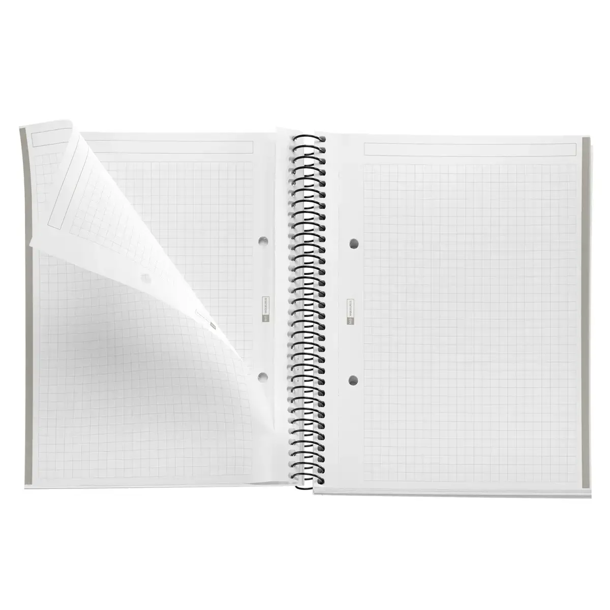 Notebook The Original Rigide A5 Quadri. 5x5mm 80feuil. Grafit photo du produit