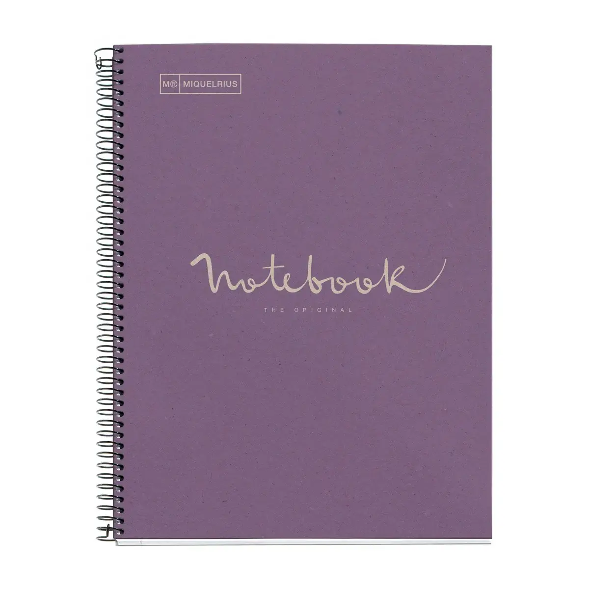 Notebook Eco Emotions Recyclé A4 Quadri. 5x5mm 80feuil. Lavande photo du produit