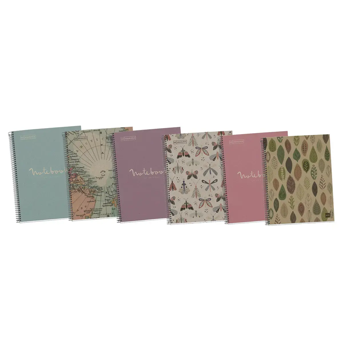 Notebook Eco Emotions Recyclé A4 Quadrillé 5 x 5 mm 80 feuilles Rose - Miquel Rius photo du produit