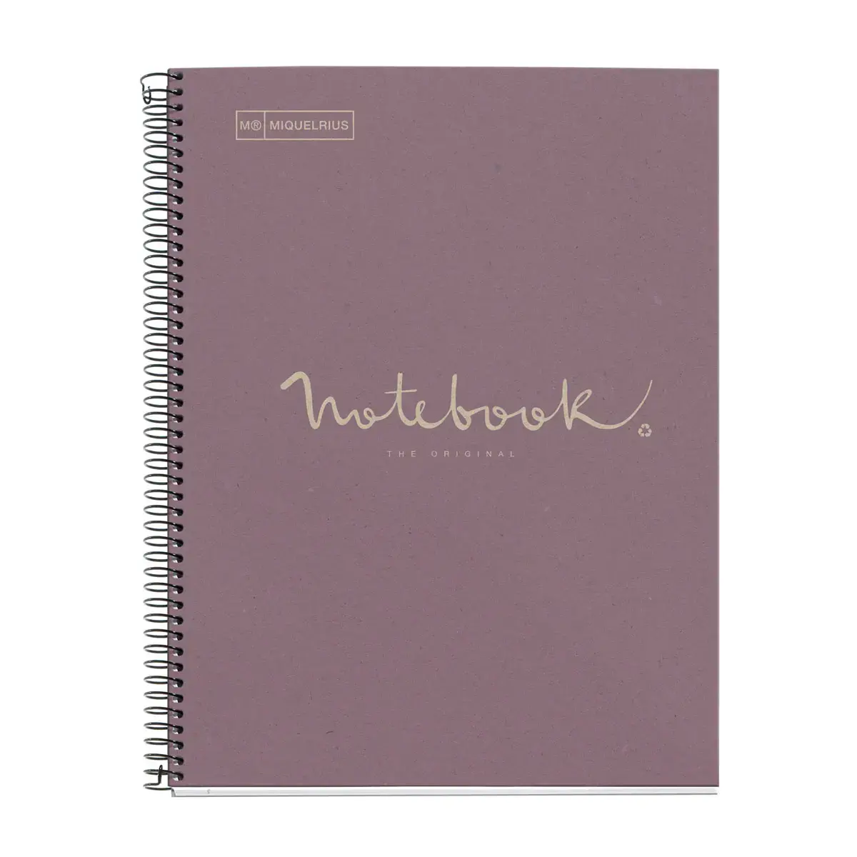 Notebook Eco Emotions Recyclé A4 Ligné 7mm 80feuil. Lavande photo du produit
