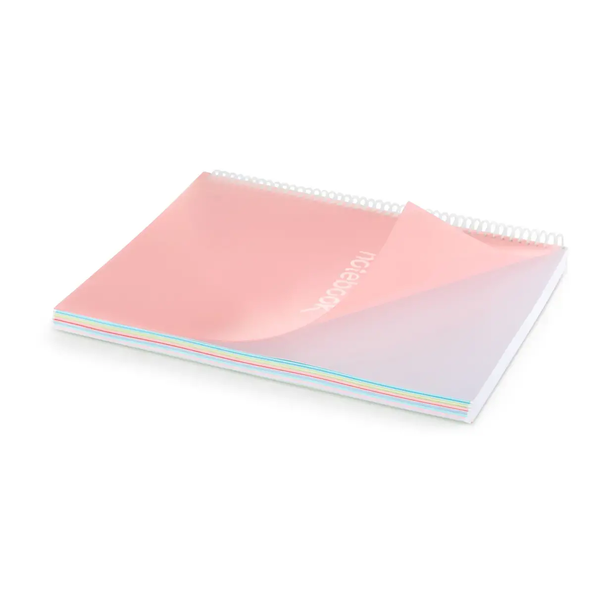 Notebook Emotions Souple A4 Lign&eacute; 7 mm 120 feuilles 5 couleurs Rose - Miquel Rius photo du produit