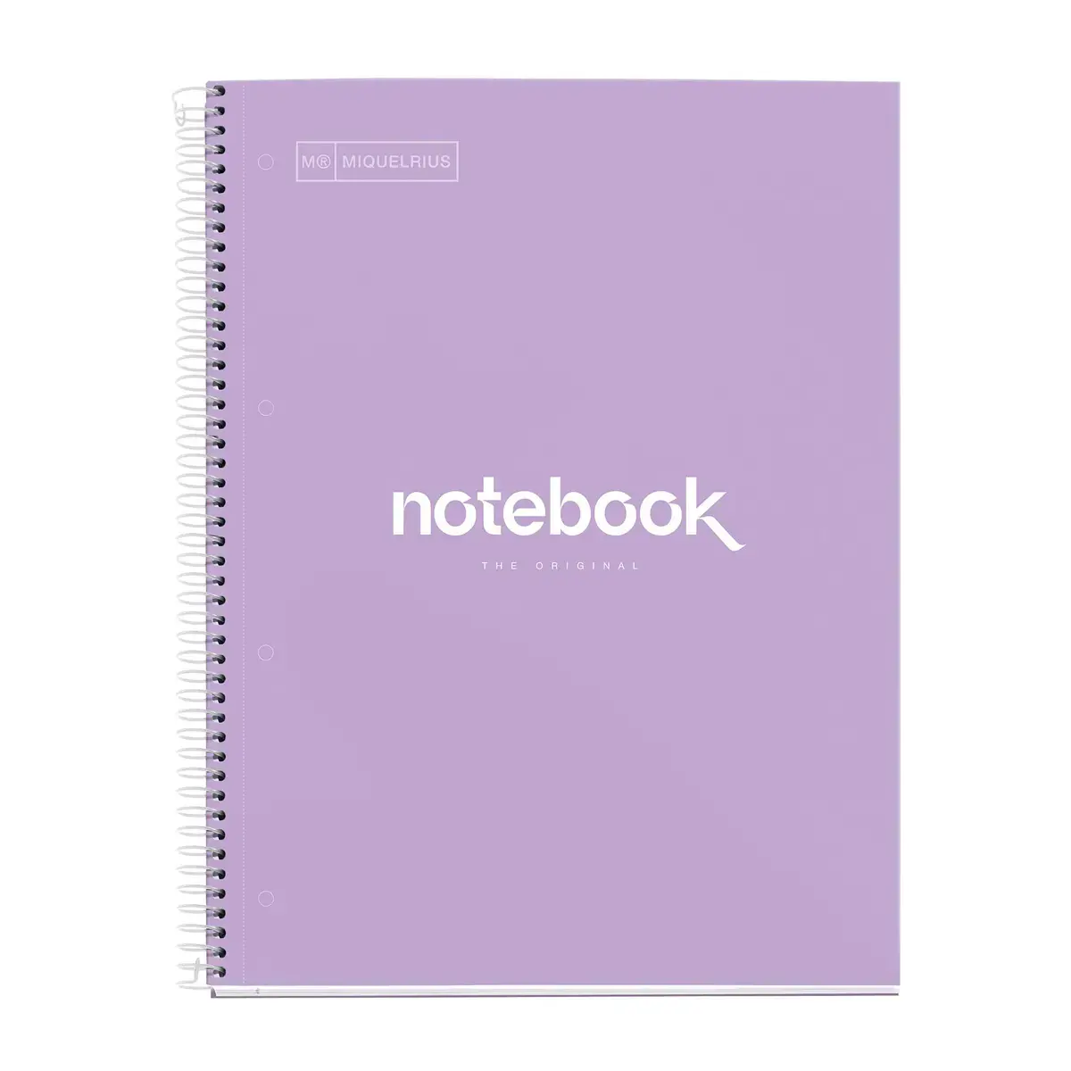 Notebook Emotions Rigide A4 Quadri. 5x5mm 80feuil. Lavande photo du produit