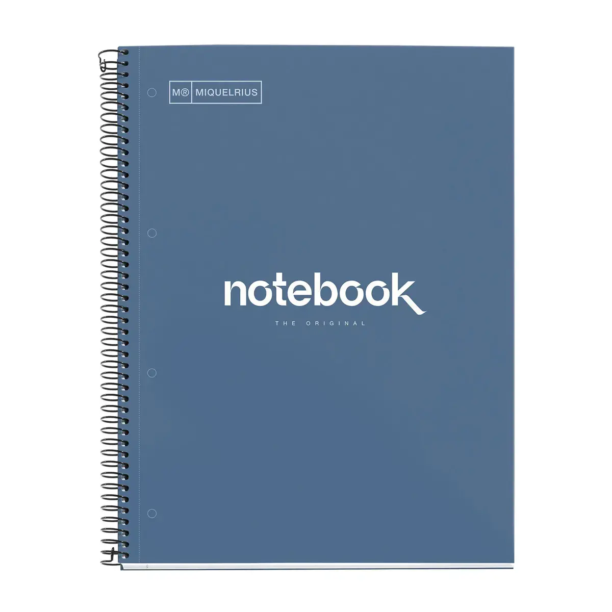 Notebook Emotions Rigide A5 Quadri. 5x5mm 120feuil. 5coul. Marine photo du produit