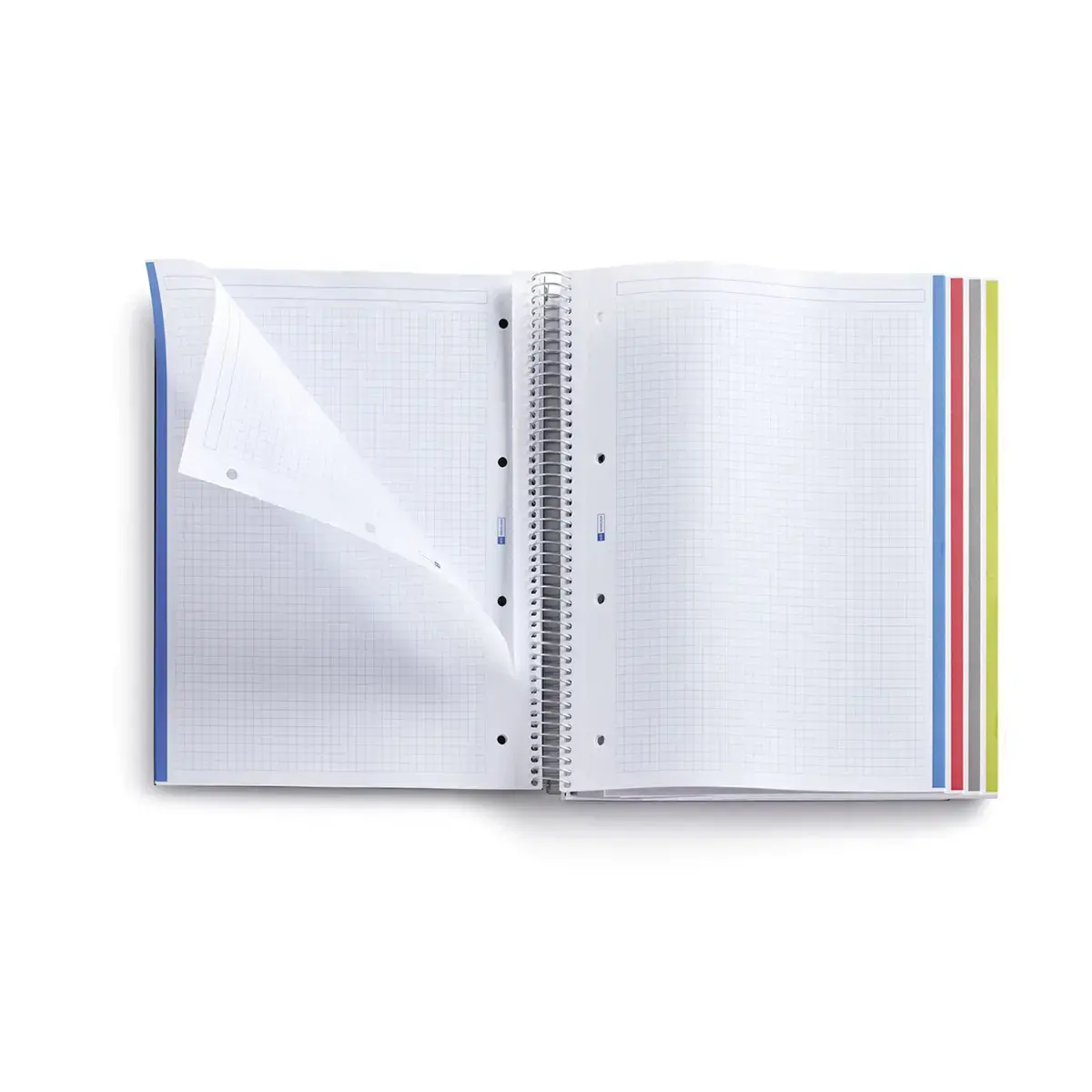 Notebook The Original Carton A4 Lign&eacute; 7mm 160feuil. 4coul. Grafit photo du produit