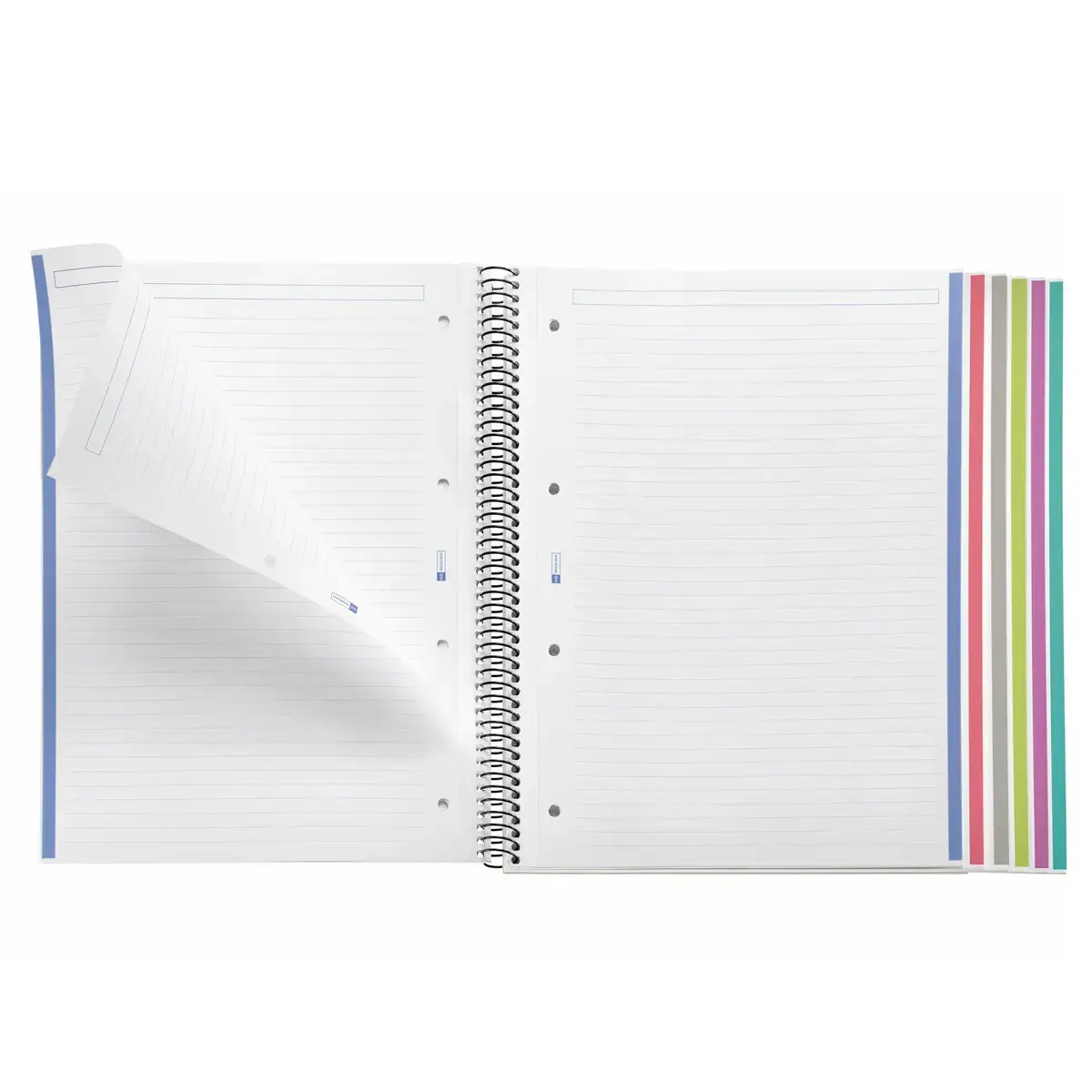 Notebook The Original Souple A4 Ligné 7mm 150feuil. 6coul. Kaki photo du produit