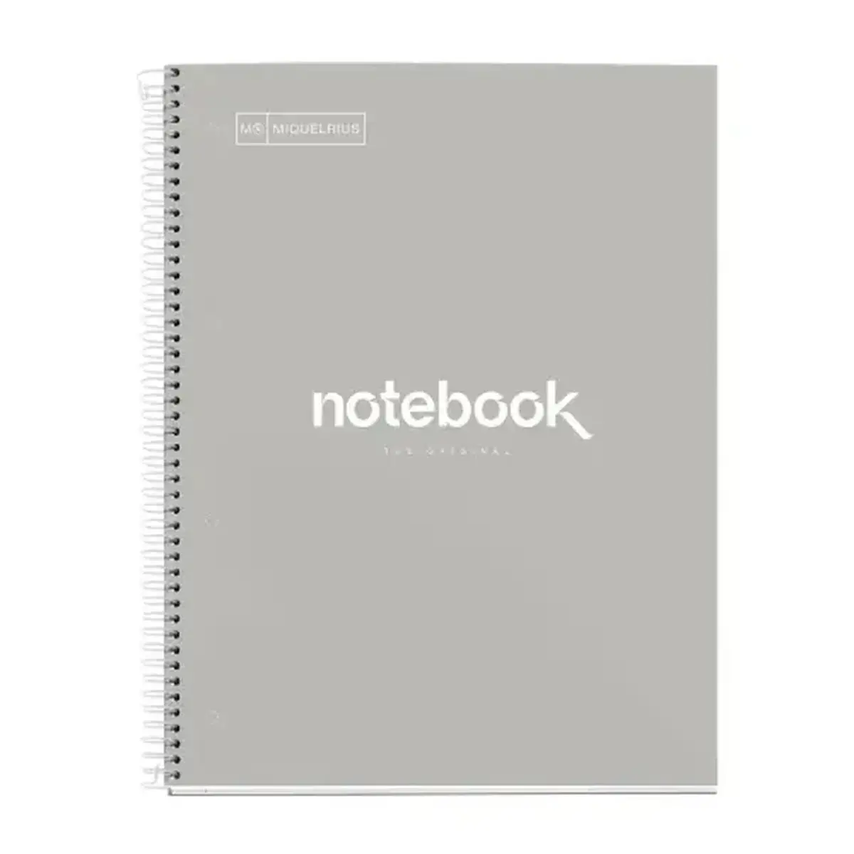 Notebook Emotions Rigide A4 Ligné 7mm 80feuil. Gris photo du produit