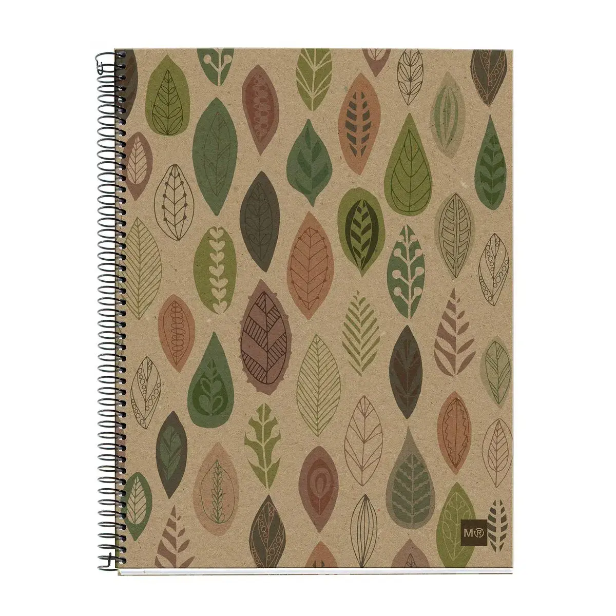 Notebook Eco Design Recycl&eacute; A4 Lign&eacute; 7mm 120feuil. 4coul. Feuilles photo du produit