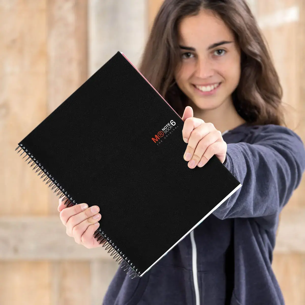 Notebook The Original Souple A5 Ligné 7 mm 150 feuilles 6 couleurs Noir - Miquel Rius photo du produit