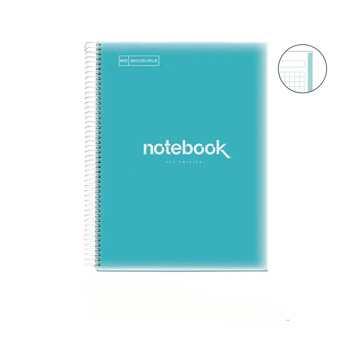 Notebook Emotions Souple A4 Quadri. 5x5mm 80feuil. Ciel photo du produit