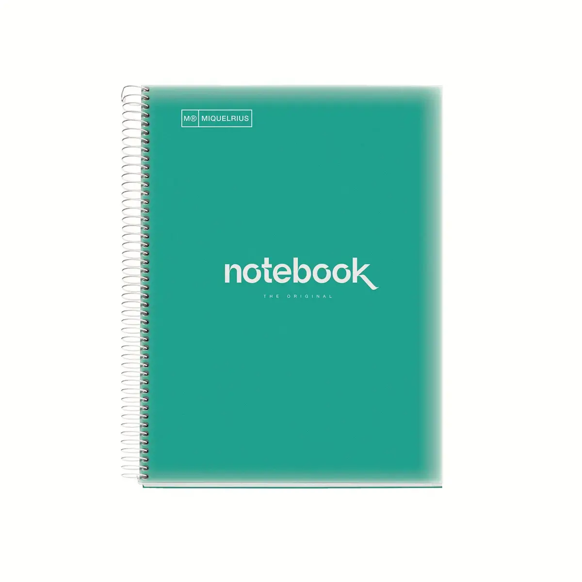 Notebook Emotions Souple A4 Ligné 7mm 120feuil. 5coul. Turquoise photo du produit