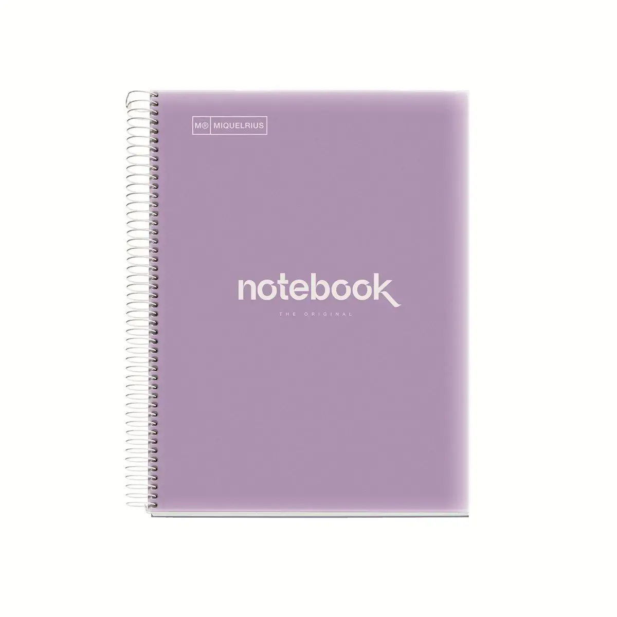 Notebook Emotions Souple A4 Quadri. 5x5mm 120feuil. 5coul. Lavande photo du produit