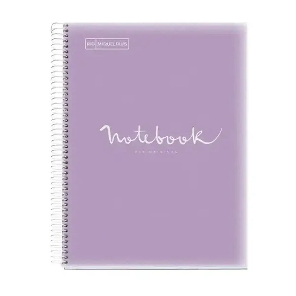 Notebook Emotions Souple A4 Ligné 7mm 120feuil. 5coul. Lavande photo du produit