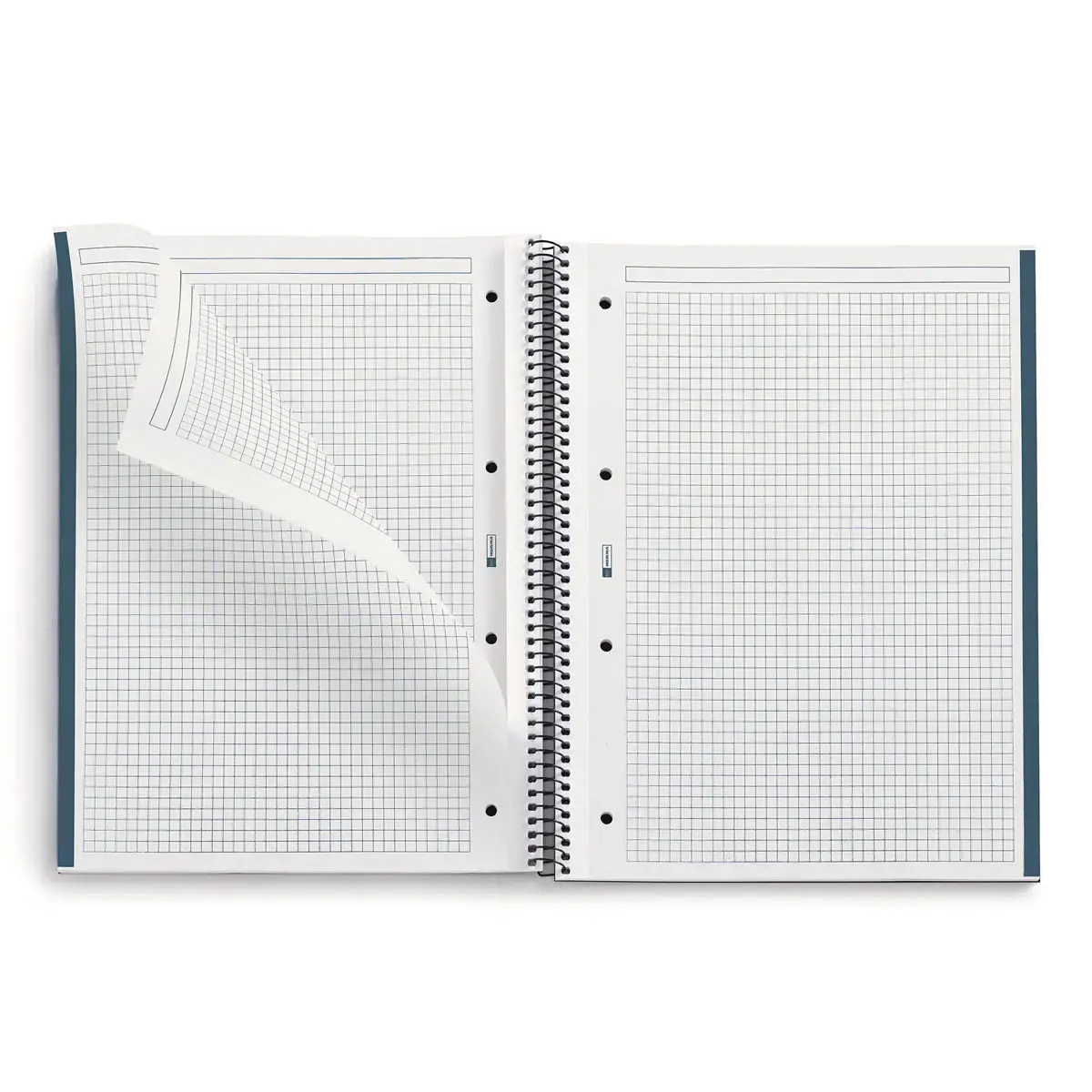 Notebook Eco Design Recycl&eacute; A4 Quadrill&eacute; 5 x 5 mm 80 feuilles Maps - Miquel Rius photo du produit