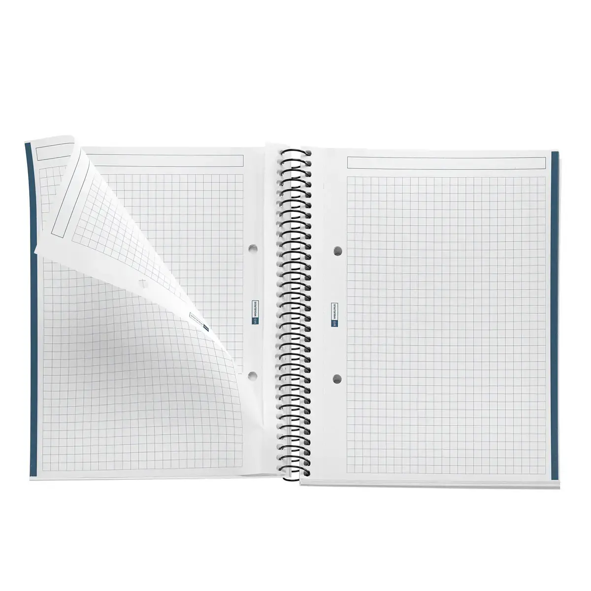 Notebook Eco Design Recycl&eacute; A5 Quadrill&eacute; 5 x 5 mm 80 feuilles Maps - Miquel Rius photo du produit