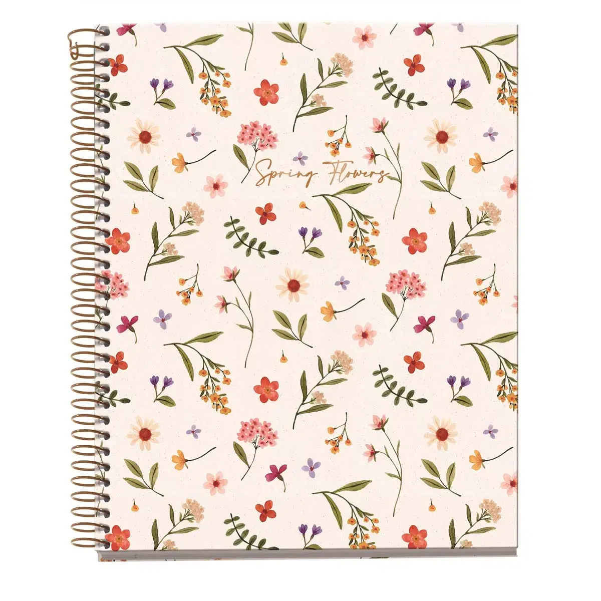 Notebook Lifestyle Rigide A5 Ligné 7mm 120feuil. 4coul. Crème photo du produit