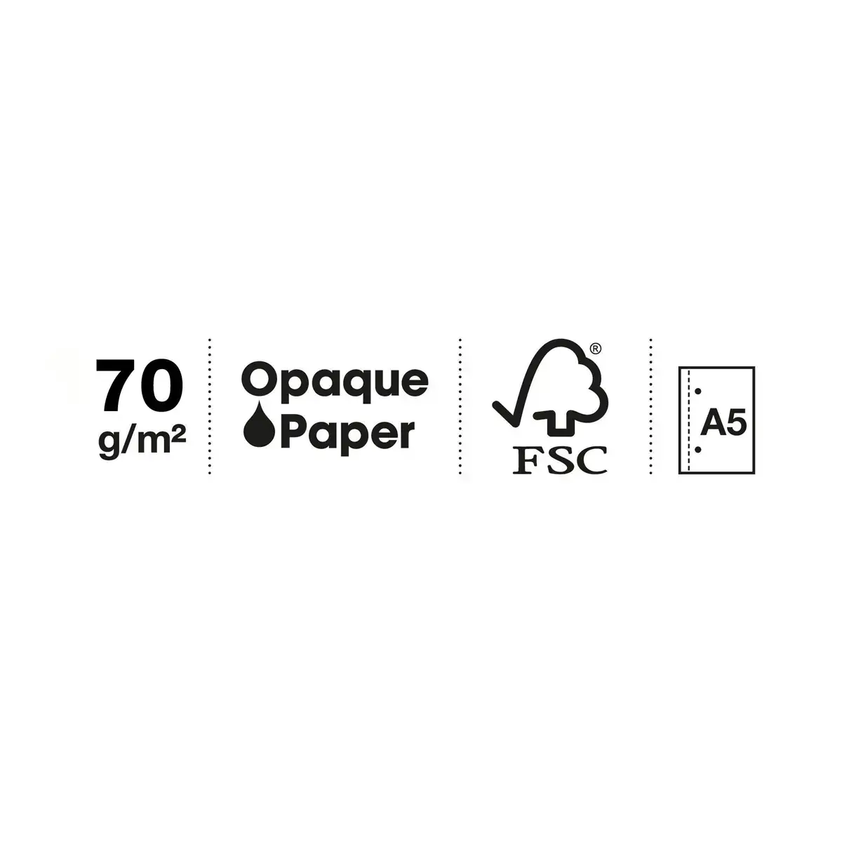 Notebook The Original Souple A5 Quadrillé 5 x 5 mm 80 feuilles Vert - Miquel Rius photo du produit