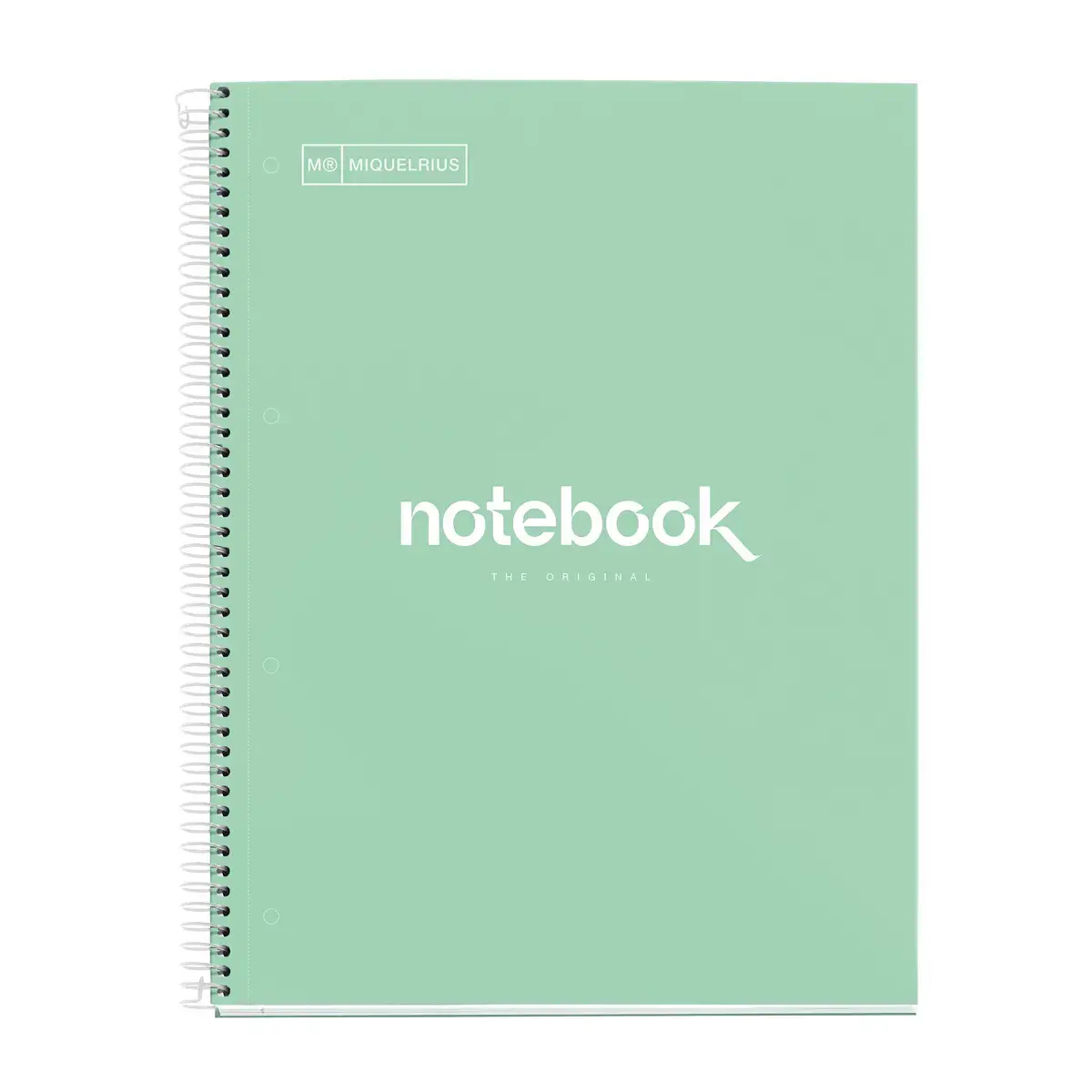 Notebook Emotions Rigide A4 Ligné 7 mm 120 feuilles 5 couleurs Menthe - Miquel Rius photo du produit