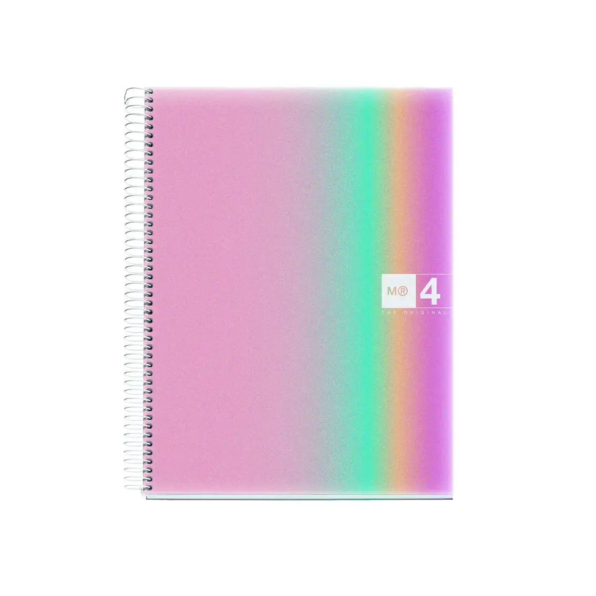 Notebook Aurora Souple A4 Quadrillé 5 x 5 mm 120 feuilles 4 couleurs - Miquel Rius photo du produit