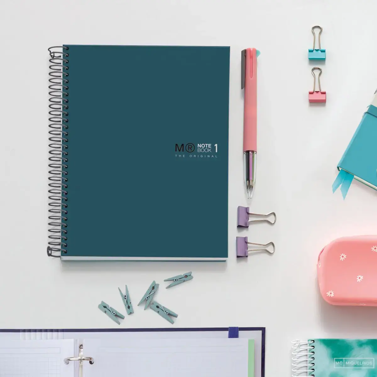 Notebook The Original Rigide A5 Ligné 80feuil. Océan photo du produit