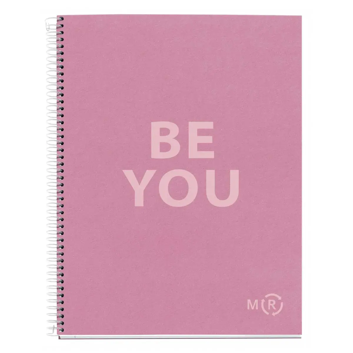 Notebook Be Eco Recyclé A4 Quadri. 5x5mm 80feuil. Rose photo du produit