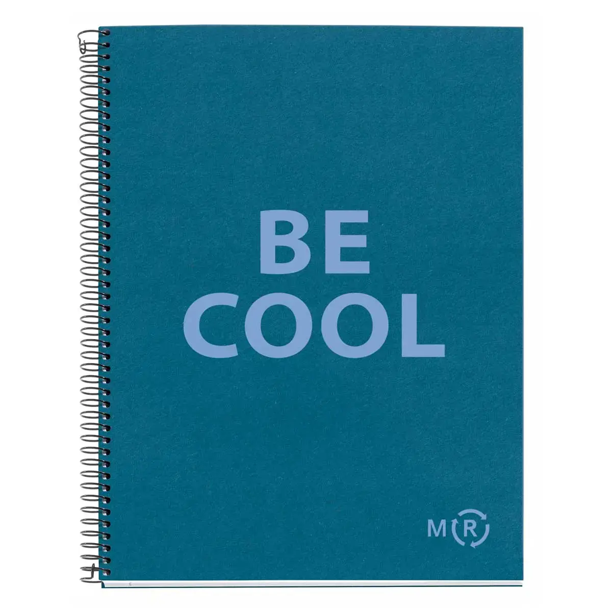 Notebook Be Eco Recyclé A5 Quadrillé 5 x 5 mm 80 feuilles Saphir - Miquel Rius photo du produit