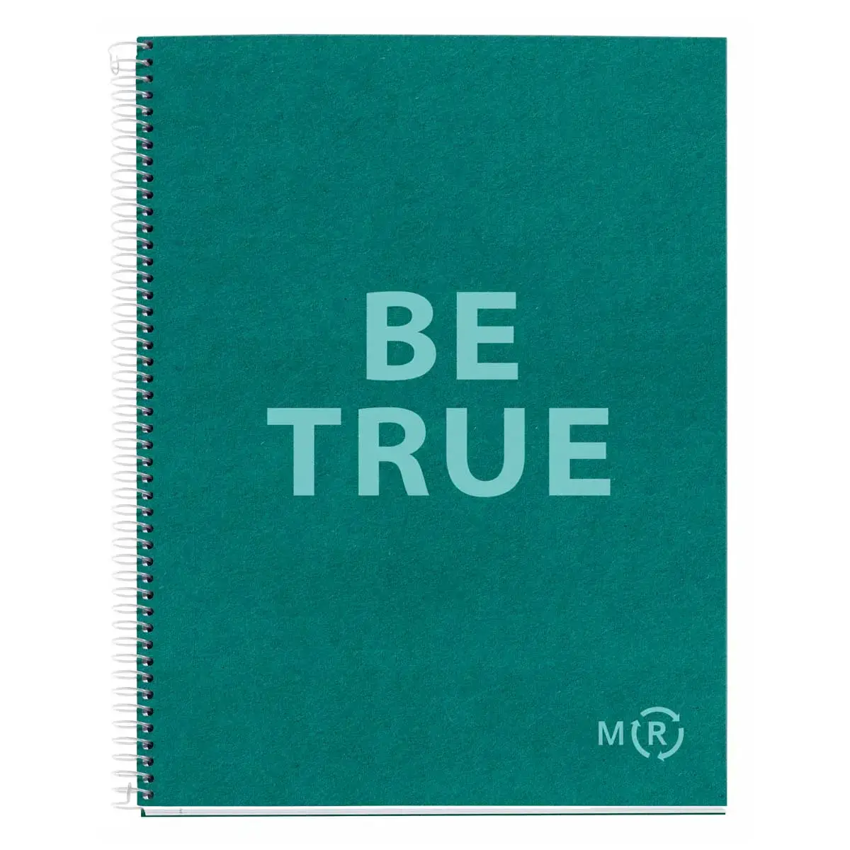 Notebook Be Eco Recyclé A4 Quadri. 5x5mm 80feuil. Émeraude photo du produit