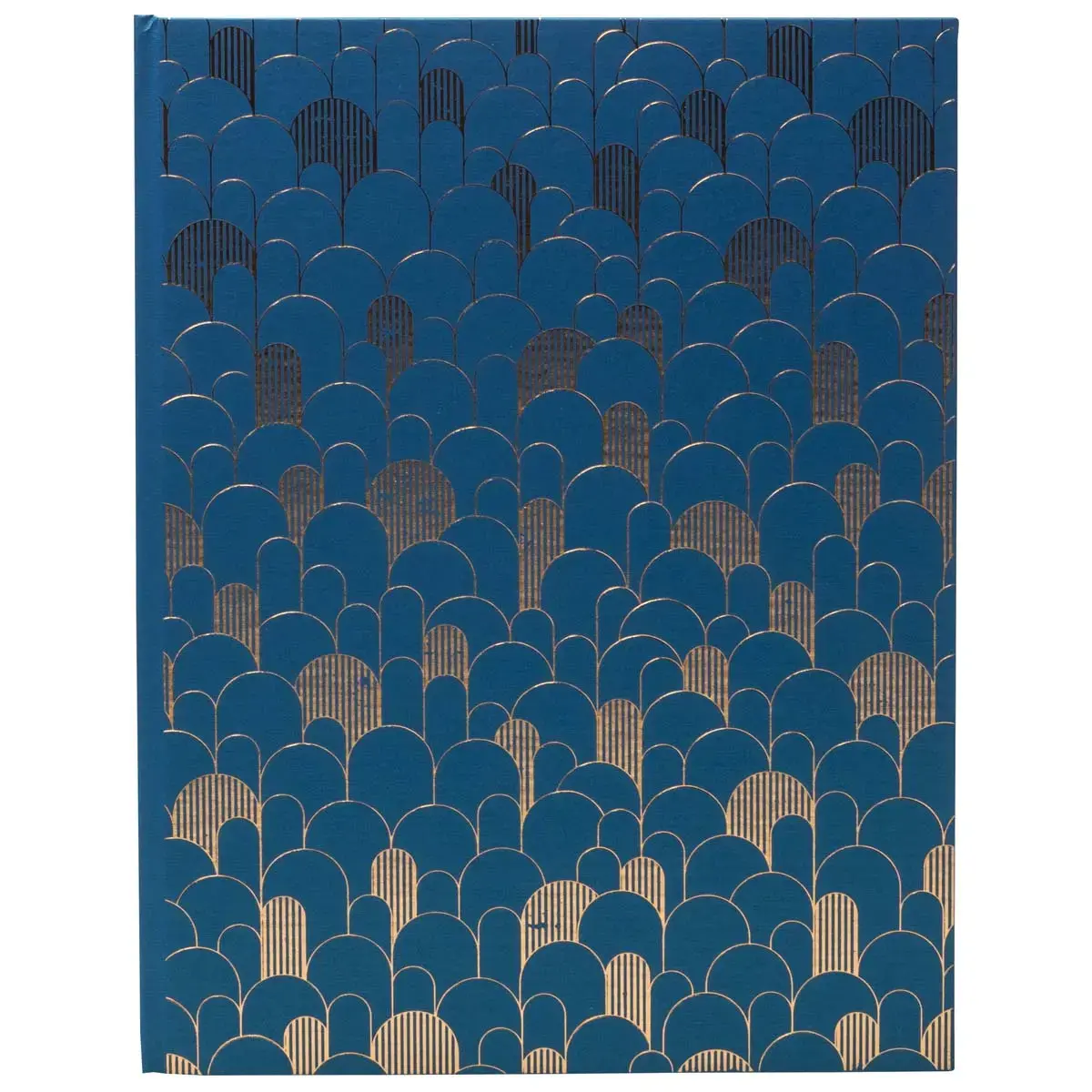 Livre d'or 100p 27x22cm Neo Deco Bleu photo du produit