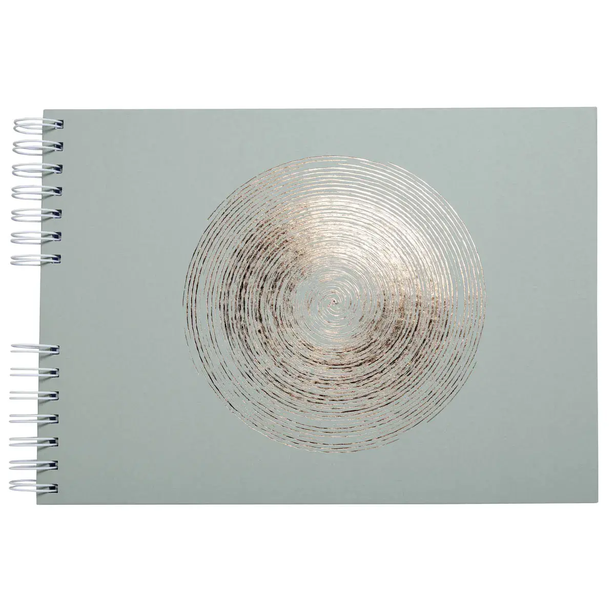 Album Ellipse reliure spirales - 50 pages - 32 x 22 cm - Vert - Exacompta photo du produit