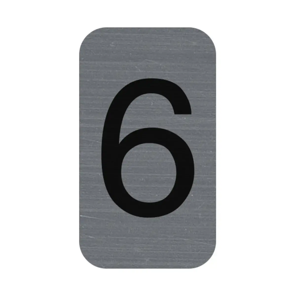 Plaque adhésive chiffre « 6 » - Exacompta photo du produit
