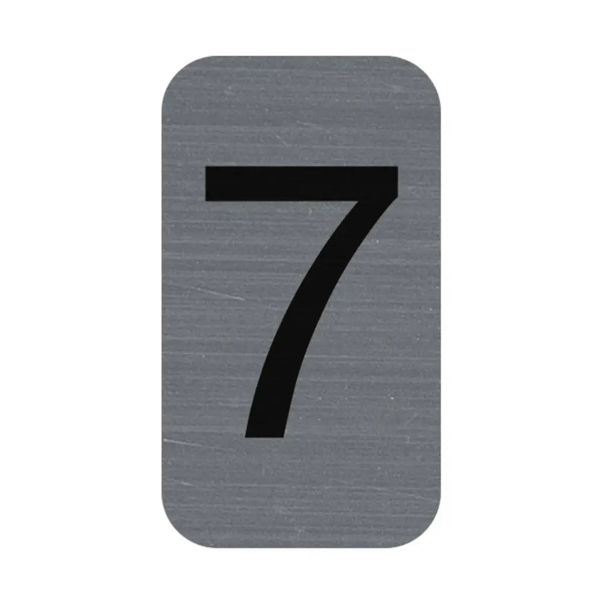 Plaque adhesive chiffre 7 photo du produit