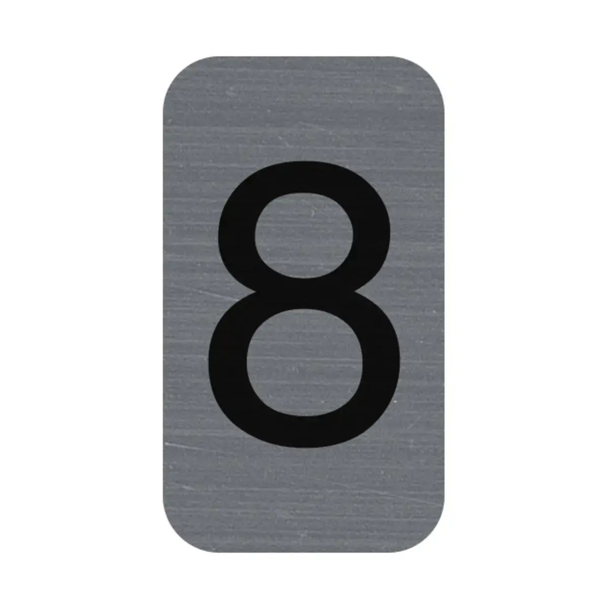 Plaque adhesive chiffre 8 photo du produit