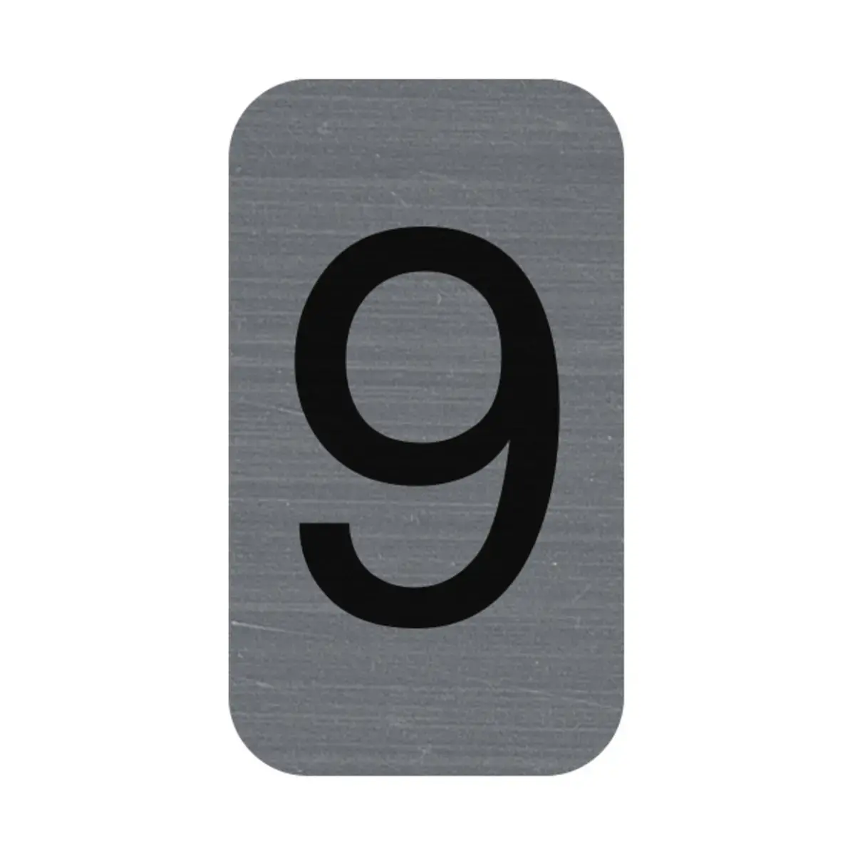 Plaque adhésive chiffre « 9 » - Exacompta photo du produit