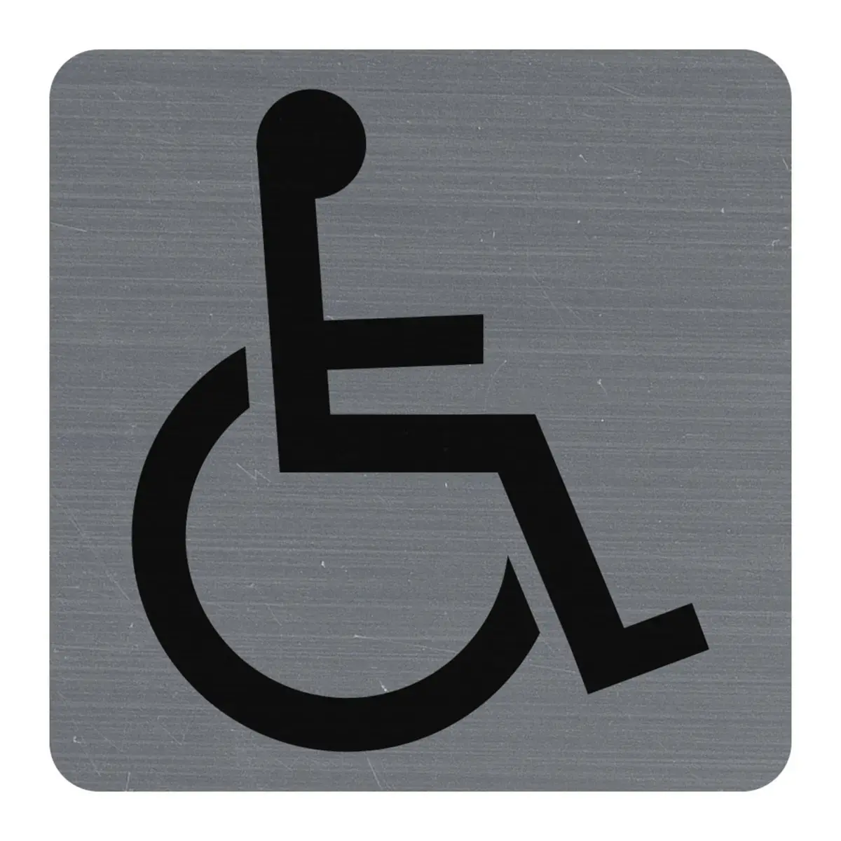 Plaque adh&eacute;sive &laquo; Handicap&eacute;s &raquo; - Exacompta photo du produit
