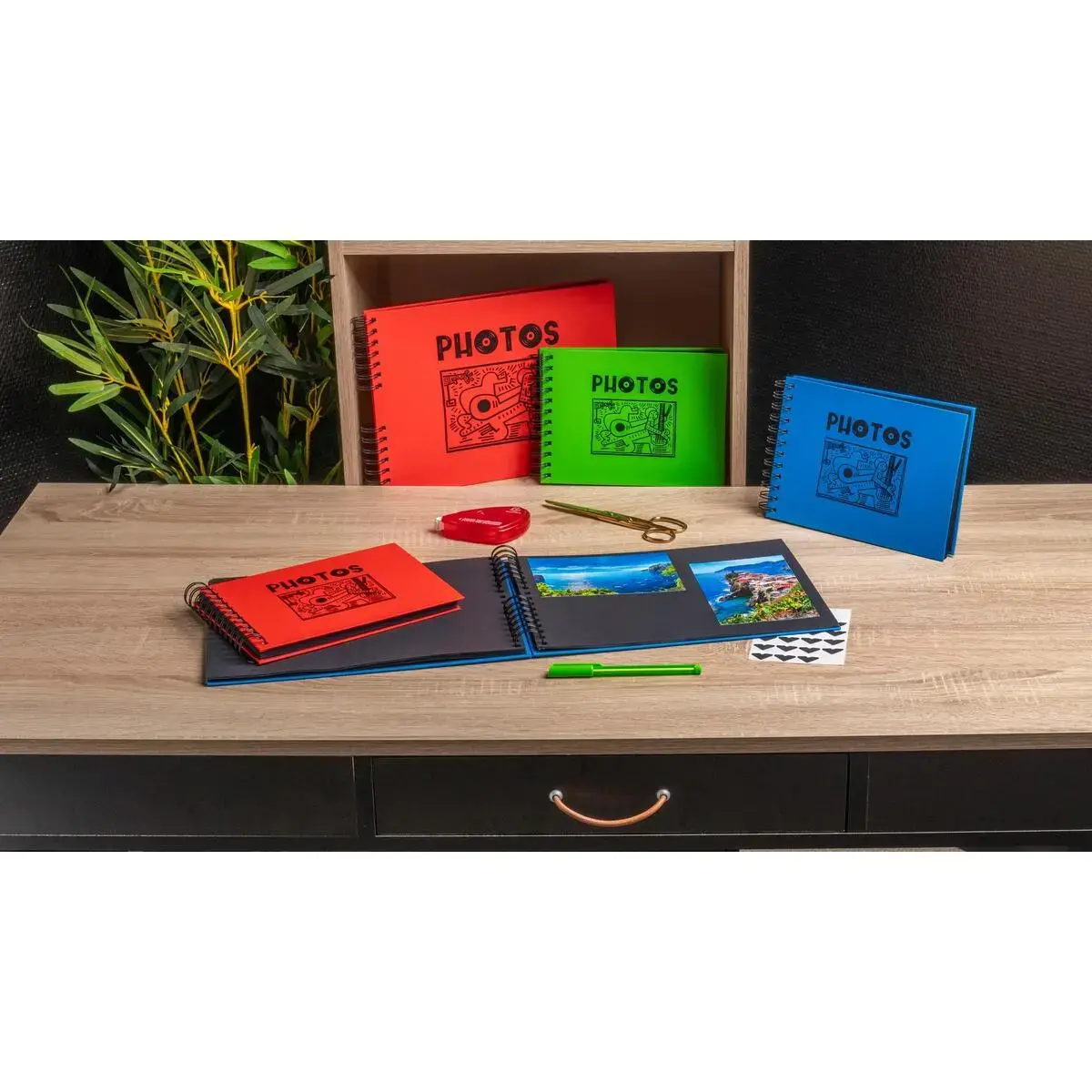 Alb spirale 50p no. 32x22 Musicart rouge photo du produit