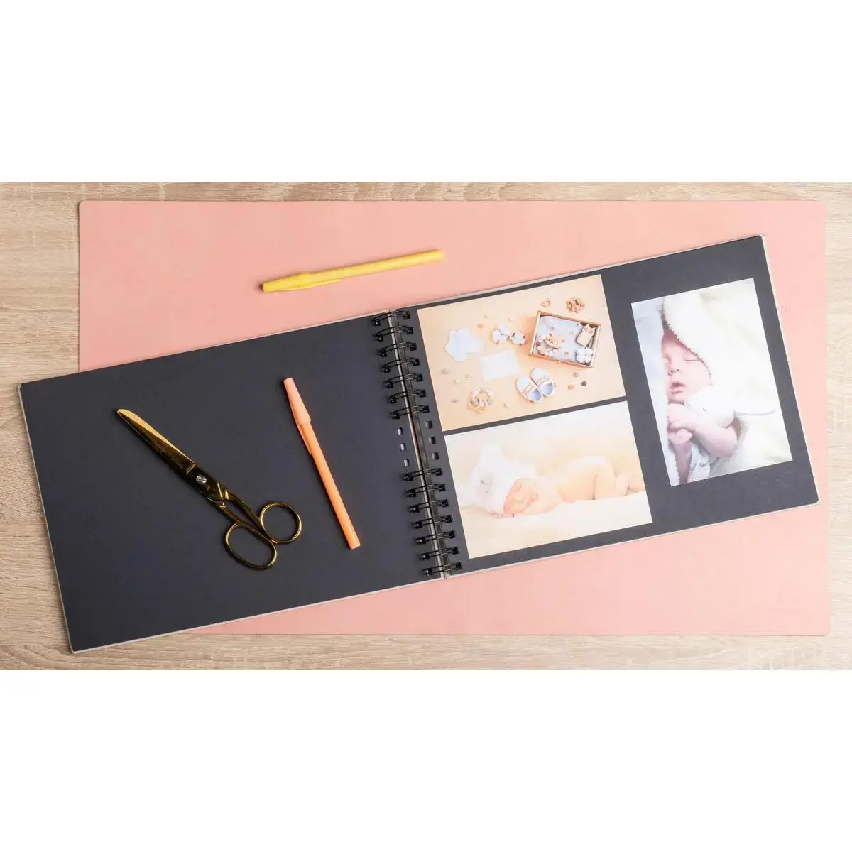 Alb spirale 50p no 32x22 Instants rose photo du produit