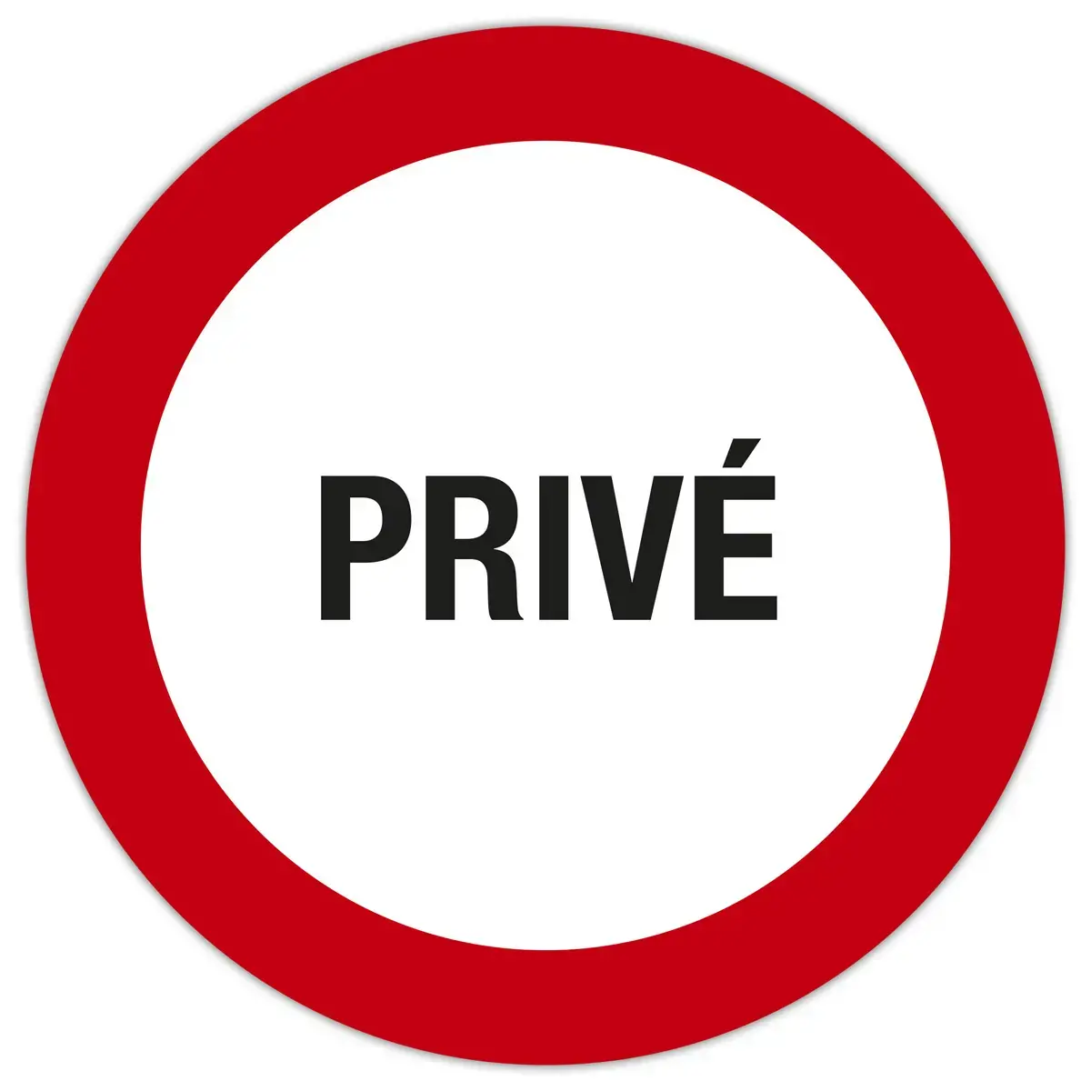 Panneau « Privé » - 20 cm FR - Exacompta photo du produit