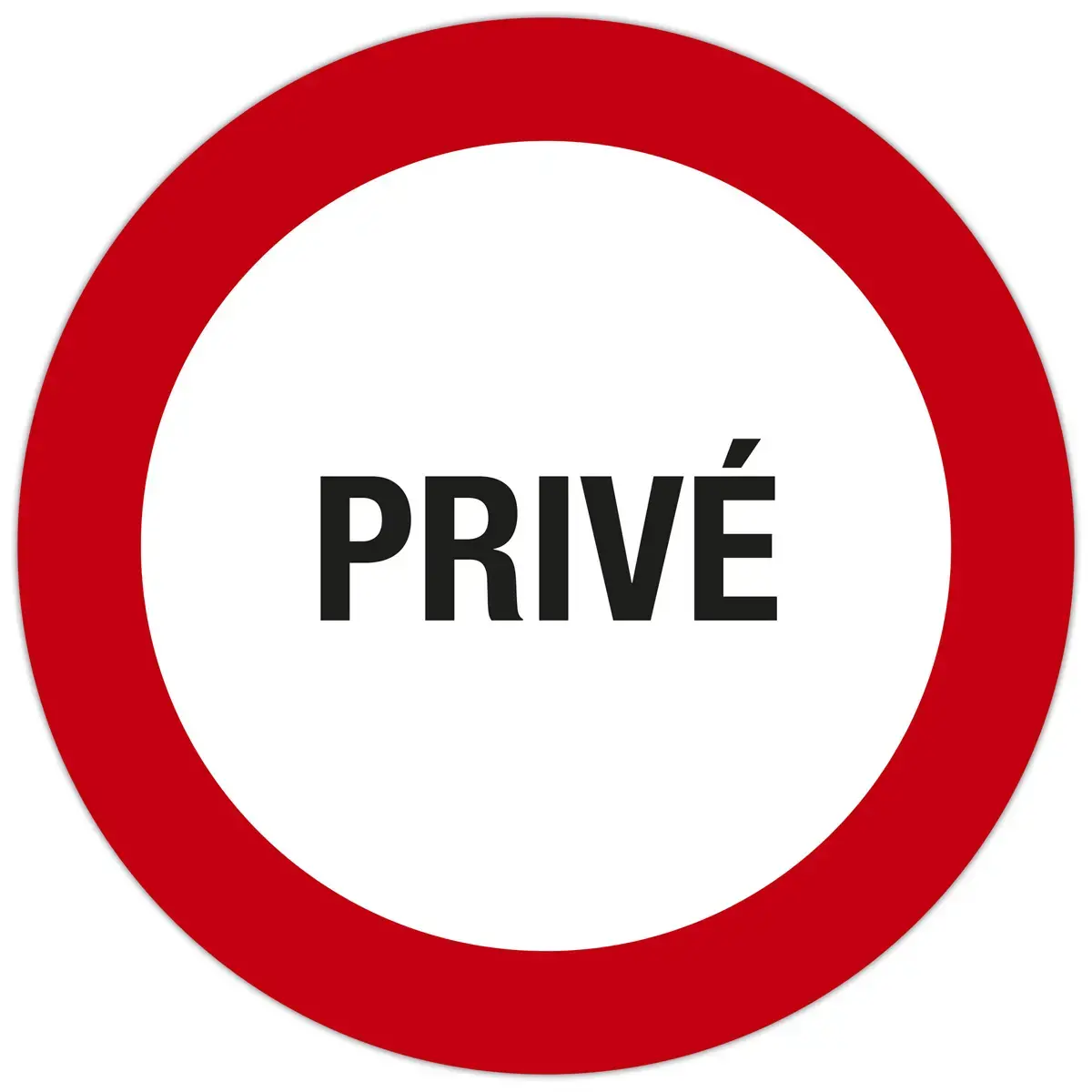 Panneau Prive 30 cm FR photo du produit