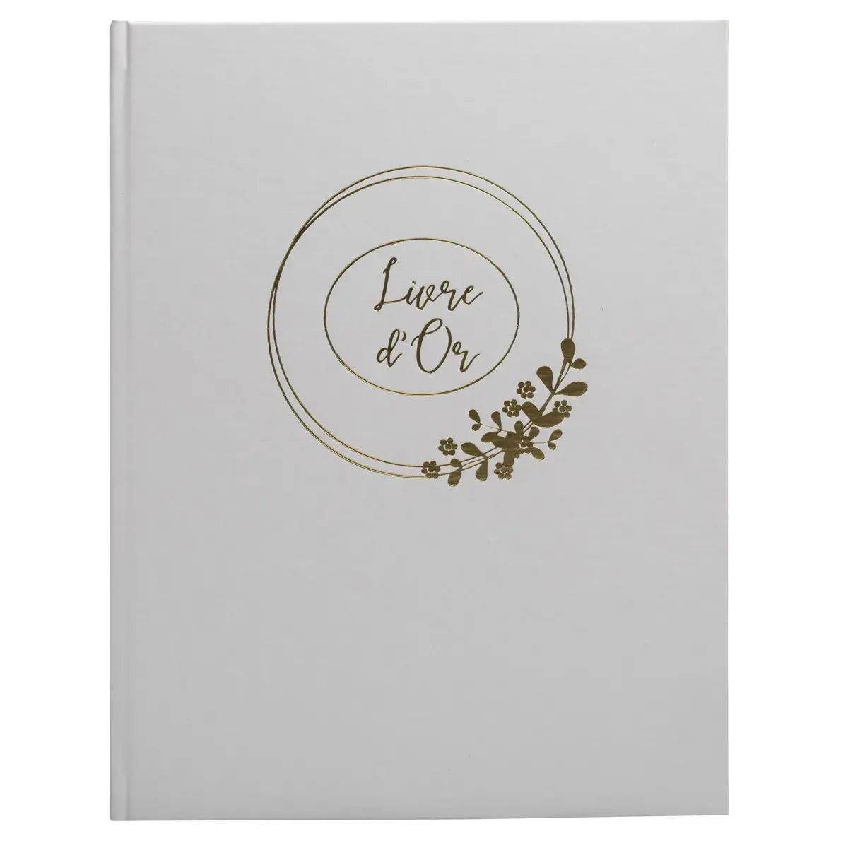 Livre d'or Ringflower - 27 x 22 cm - 100 pages - Blanc - Exacompta photo du produit