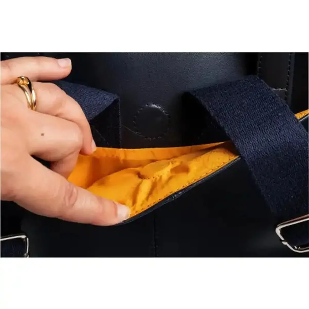 Sac a dos ordin. Exactive Cuir marine photo du produit